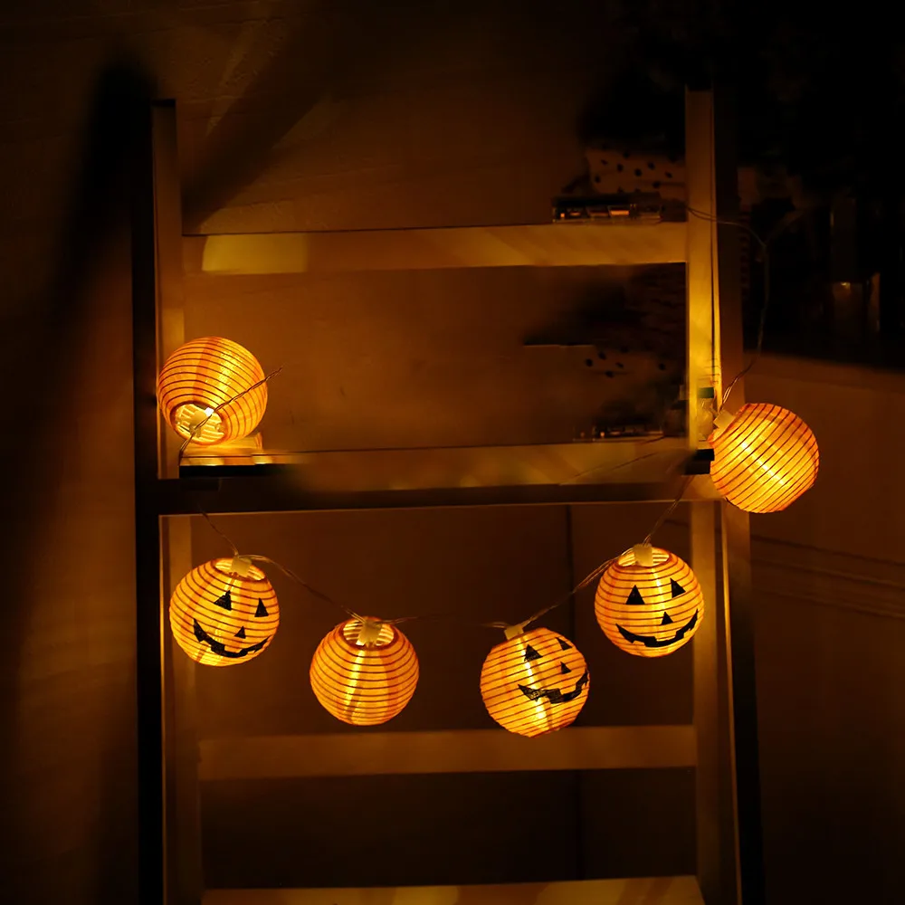 Pumpkin Halloween battery string light Decoration With 6 LED Ball Light String d90801
Pumpkin Halloween battery string light Decoration With 6 LED Ball Light String d90801
