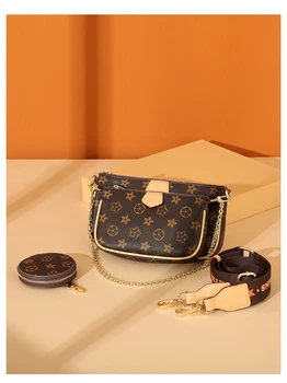 2020 New Arrival Classical Printing Three Bags Group Small PVC Leather Women Crossbody Bag with Two Straps Fashion Female Tote
2020 New Arrival Classical Printing Three Bags Group Small PVC Leather Women Crossbody Bag with Two Straps Fashion Female Tote