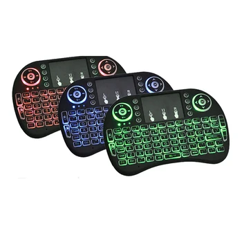 i8 Backlight Mini Wireless Keyboard 2.4GHz Touchpad Air Mouse Handheld Smart Remote Control for Android TV BOX Laptop PC Backlit
i8 Backlight Mini Wireless Keyboard 2.4GHz Touchpad Air Mouse Handheld Smart Remote Control for Android TV BOX Laptop PC Backlit
