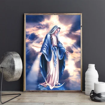 Jesus and The Virgin Mary Posters and Prints Canvas Painting Wall Art Wall Pictures for Living Room Decoration Home Decor
Jesus and The Virgin Mary Posters and Prints Canvas Painting Wall Art Wall Pictures for Living Room Decoration Home Decor