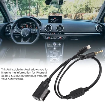 Car Auxiliary Cable AMI MDI MMI 3.5mm MP3 Auxiliary Adapter Cable For iPod iPhone 5 6 For Audi A3 A8 Q5 For VW
Car Auxiliary Cable AMI MDI MMI 3.5mm MP3 Auxiliary Adapter Cable For iPod iPhone 5 6 For Audi A3 A8 Q5 For VW