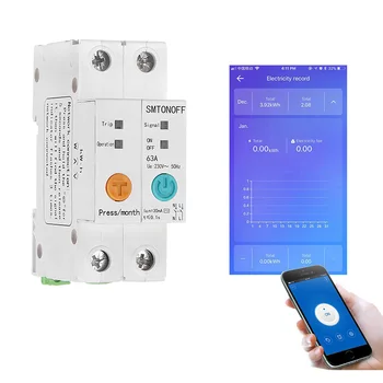 2P eWelink Single phase Din rail WIFI Smart Energy Meter Power Consumption kWh Meter wattmeter with Alexa google for Smart home
2P eWelink Single phase Din rail WIFI Smart Energy Meter Power Consumption kWh Meter wattmeter with Alexa google for Smart home