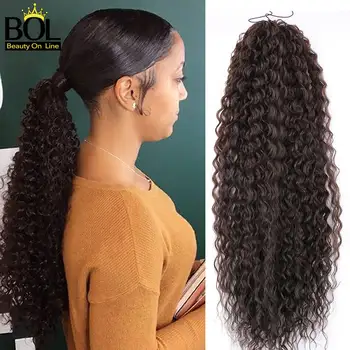 Beauty On Line 80cm Long Curly Clip in Warp Ponytail Drawstring Brown Color for Women Synthetic Hair Extension
Beauty On Line 80cm Long Curly Clip in Warp Ponytail Drawstring Brown Color for Women Synthetic Hair Extension
