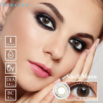 Shell Moon color contact lenses 0-900 diopter for eyes Monthly throw Use for 30 days contact lenses 2lenses/pair for Party
Shell Moon color contact lenses 0-900 diopter for eyes Monthly throw Use for 30 days contact lenses 2lenses/pair for Party