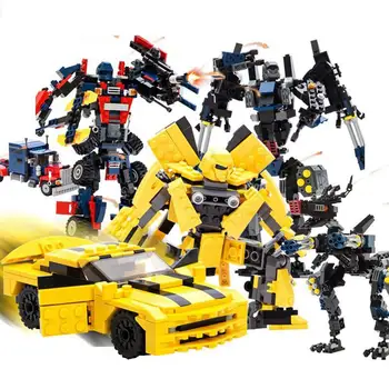Dinosaur Warrior Figures Building Block Toys Transformation Robot Toys Deformation Robot Car Simulation Wasp Car 4 Styles
Dinosaur Warrior Figures Building Block Toys Transformation Robot Toys Deformation Robot Car Simulation Wasp Car 4 Styles