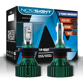 NOVSIGHT Car Light H4 LED H7 LED 12v Lamp For Auto Headlight H1 H8 H11 H13 9005 9006 HB3 6500K White 60W Automotive Fog Lamps 
NOVSIGHT Car Light H4 LED H7 LED 12v Lamp For Auto Headlight H1 H8 H11 H13 9005 9006 HB3 6500K White 60W Automotive Fog Lamps
