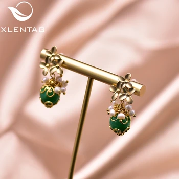 XlentAg Fine Natural Green Jade Pendant Freshwater Pearl Drop Earrings For Women Birthday Gift Luxury Silver 925 Jewelry GE0931A
XlentAg Fine Natural Green Jade Pendant Freshwater Pearl Drop Earrings For Women Birthday Gift Luxury Silver 925 Jewelry GE0931A