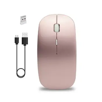 Rechargeable Bluetooth Wireless 4.0 + 2.4G Dual Mode 2 In 1 Charging Mouse 1600 DPI Ergonomic Portable Optical Mice for PC
Rechargeable Bluetooth Wireless 4.0 + 2.4G Dual Mode 2 In 1 Charging Mouse 1600 DPI Ergonomic Portable Optical Mice for PC