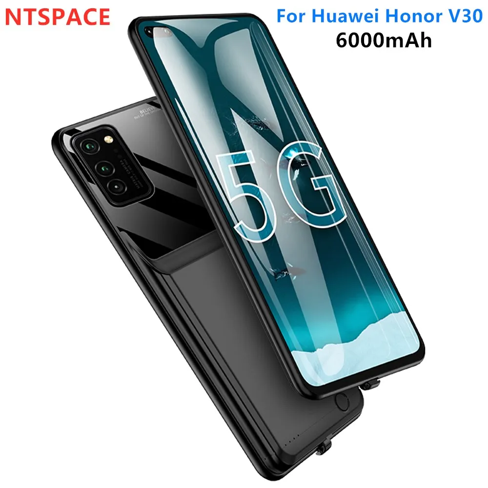 Батарея зарядное устройство чехол для Huawei Honor V30 Расширенный телефон мощность