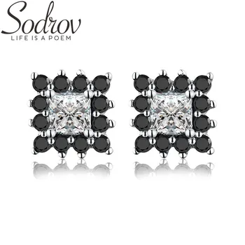 SODROV Boucle D'Oreille Femme Cute 925 Sterling Silver Black Spinel Trendy Engagement Earrings for Women Fine Jewelry T028 
SODROV Boucle D'Oreille Femme Cute 925 Sterling Silver Black Spinel Trendy Engagement Earrings for Women Fine Jewelry T028