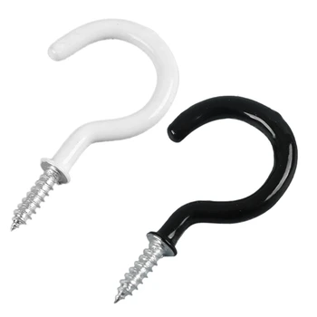 53Pcs 5 Size Plastic Cup Screw Hook Coated Plant Picture Hanger Jewelry Holder
53Pcs 5 Size Plastic Cup Screw Hook Coated Plant Picture Hanger Jewelry Holder