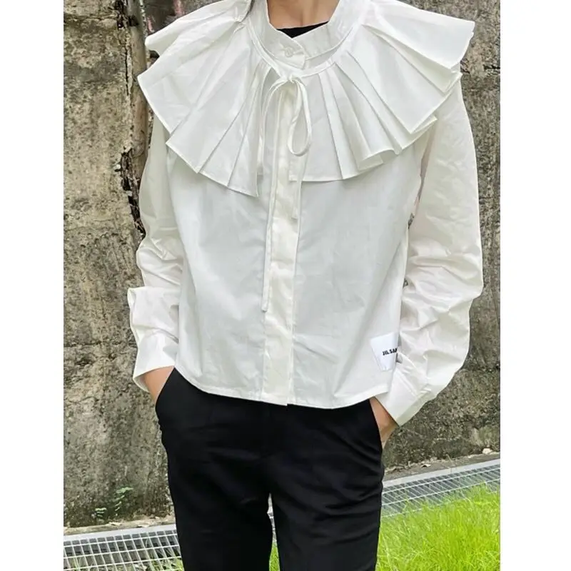 2021 Autumn New Brand Luxury Design Detachable False Collar Shirt Fashion Classic Trendy Loose Long Sleeve Shirt Women J1
2021 Autumn New Brand Luxury Design Detachable False Collar Shirt Fashion Classic Trendy Loose Long Sleeve Shirt Women J1