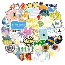 50pcs Mixed Cute Small Fresh Colorful Pattern Funny Cartoon Scrapbook Stationery Phone Laptop Case Skateboard Bike Car Stickers
50pcs Mixed Cute Small Fresh Colorful Pattern Funny Cartoon Scrapbook Stationery Phone Laptop Case Skateboard Bike Car Stickers