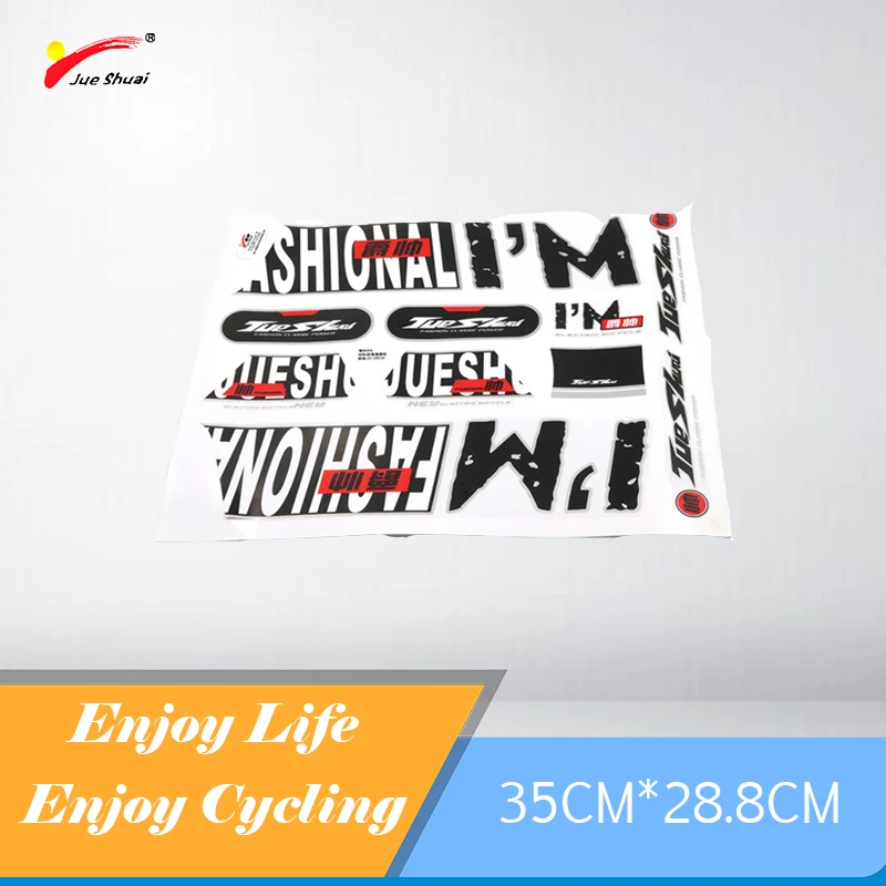 JS 35cm*28.8cm PVC Material 70g Weight Electric Scooter Sticker Bike Scooter Frame Bicycle Protector Electric Scooter Accessory
JS 35cm*28.8cm PVC Material 70g Weight Electric Scooter Sticker Bike Scooter Frame Bicycle Protector Electric Scooter Accessory