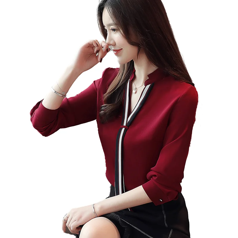 New Film Han Edition Autumn Outfit Design Feeling Small Big Yards Chiffon Blouse White-collar Professionals Long-sleeved Shirt
New Film Han Edition Autumn Outfit Design Feeling Small Big Yards Chiffon Blouse White-collar Professionals Long-sleeved Shirt