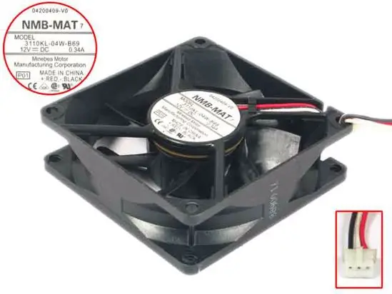 NMB-MAT 3110KL-04W-B69 P01 Вентилятор охлаждения сервера DC 12V 0.34A 80x80x25 мм 3-проводной
NMB-MAT 3110KL-04W-B69 P01 Вентилятор охлаждения сервера DC 12V 0.34A 80x80x25 мм 3-проводной