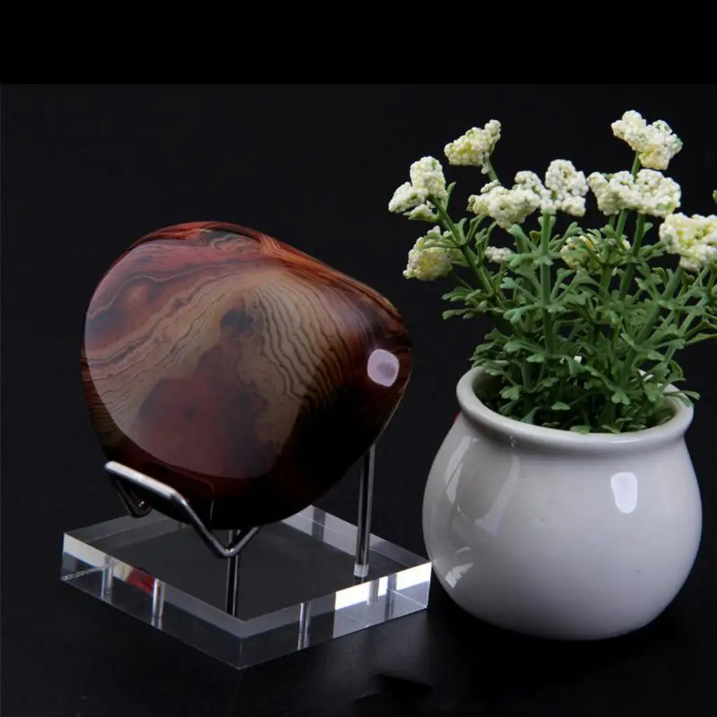 1 PC Display Stand For Gemstone Mineral Specimens Citrine Amethyst Geode Agate