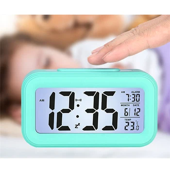 LED Digital Alarm Clock Electronic Smart Clocks Temperature & Calendar Snooze Function Alarm Clock Home Table Backlight Display
LED Digital Alarm Clock Electronic Smart Clocks Temperature & Calendar Snooze Function Alarm Clock Home Table Backlight Display