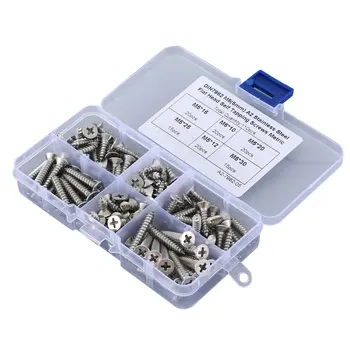 110pcs 304 Stainless Steel M5 Pan Head Hex Self-tapping Combination Set Hexagonal Socket Head Cap Screw Combination Set
110pcs 304 Stainless Steel M5 Pan Head Hex Self-tapping Combination Set Hexagonal Socket Head Cap Screw Combination Set