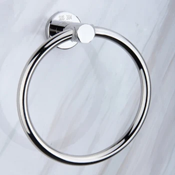 Stainless Steel Towel Bathroom Round Hand Wall Mounted Rustless Holder Ring Durable Toilet
Stainless Steel Towel Bathroom Round Hand Wall Mounted Rustless Holder Ring Durable Toilet