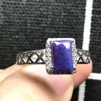 8x6mm Top Natural Purple Sugilite Ring Jewelry For Woman Man 925 Silver Anticancer Stone Beads Crystal Adjustable Ring AAAAA
8x6mm Top Natural Purple Sugilite Ring Jewelry For Woman Man 925 Silver Anticancer Stone Beads Crystal Adjustable Ring AAAAA