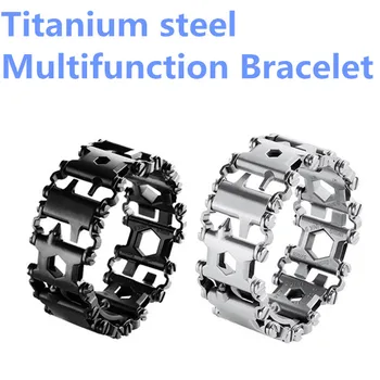 2018 Hot Selling Man Outdoor Spliced Bracelet Multifunctional Wearing Screwdriver Tool Hand Chain Field Survival Bracelet
2018 Hot Selling Man Outdoor Spliced Bracelet Multifunctional Wearing Screwdriver Tool Hand Chain Field Survival Bracelet