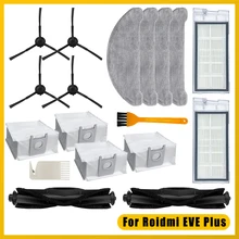 HEPA Filter Roller Main Side Brush Dust Bags Mops Cloths Replacement Parts For ROIDMI EVE Plus Robot Vacuum Cleaner Accessories
HEPA Filter Roller Main Side Brush Dust Bags Mops Cloths Replacement Parts For ROIDMI EVE Plus Robot Vacuum Cleaner Accessories