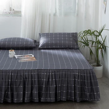 Bed-skirt Bed Fitted Sheet Bedspread Cover Ruffle Bed Spread With Queen Skirts Full Modern Covers Beds King Twin Bedcover For 
Bed-skirt Bed Fitted Sheet Bedspread Cover Ruffle Bed Spread With Queen Skirts Full Modern Covers Beds King Twin Bedcover For