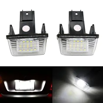 2Pcs 18-LED SMD Car License Plate Light Lamp for P-eugeot 206 Citroen C3 C4 C5 carros Accessories Automobile маска камера
2Pcs 18-LED SMD Car License Plate Light Lamp for P-eugeot 206 Citroen C3 C4 C5 carros Accessories Automobile маска камера