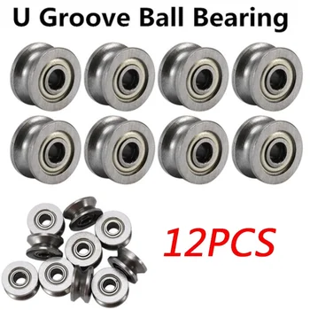 12Pcs/Set U604ZZ 4*12*4mm U Groove Ball Bearing Guide Pulley For Rail Track Linear Motion System
12Pcs/Set U604ZZ 4*12*4mm U Groove Ball Bearing Guide Pulley For Rail Track Linear Motion System