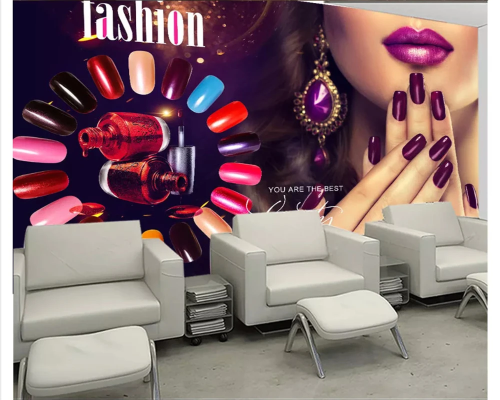 beibehang Classic formaldehyde-free wallpaper European American cosmetics nail shop confused background wall papers home decor
beibehang Classic formaldehyde-free wallpaper European American cosmetics nail shop confused background wall papers home decor