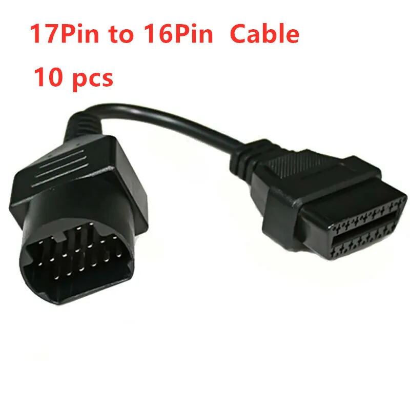 10PCS 17 Pin To 16Pin OBD 2 OBD II Cable 16 Pin For Mazda Connector Diagnostic Tool 16pin Adapter Extension Cable Free Ship
10PCS 17 Pin To 16Pin OBD 2 OBD II Cable 16 Pin For Mazda Connector Diagnostic Tool 16pin Adapter Extension Cable Free Ship