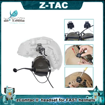 Z-TAC zTactical zComtac II Headset Noise Canceling Earphone With ARC Rail Adapter Set For Fast/Mich Helmets Hunting C2 Headphone
Z-TAC zTactical zComtac II Headset Noise Canceling Earphone With ARC Rail Adapter Set For Fast/Mich Helmets Hunting C2 Headphone
