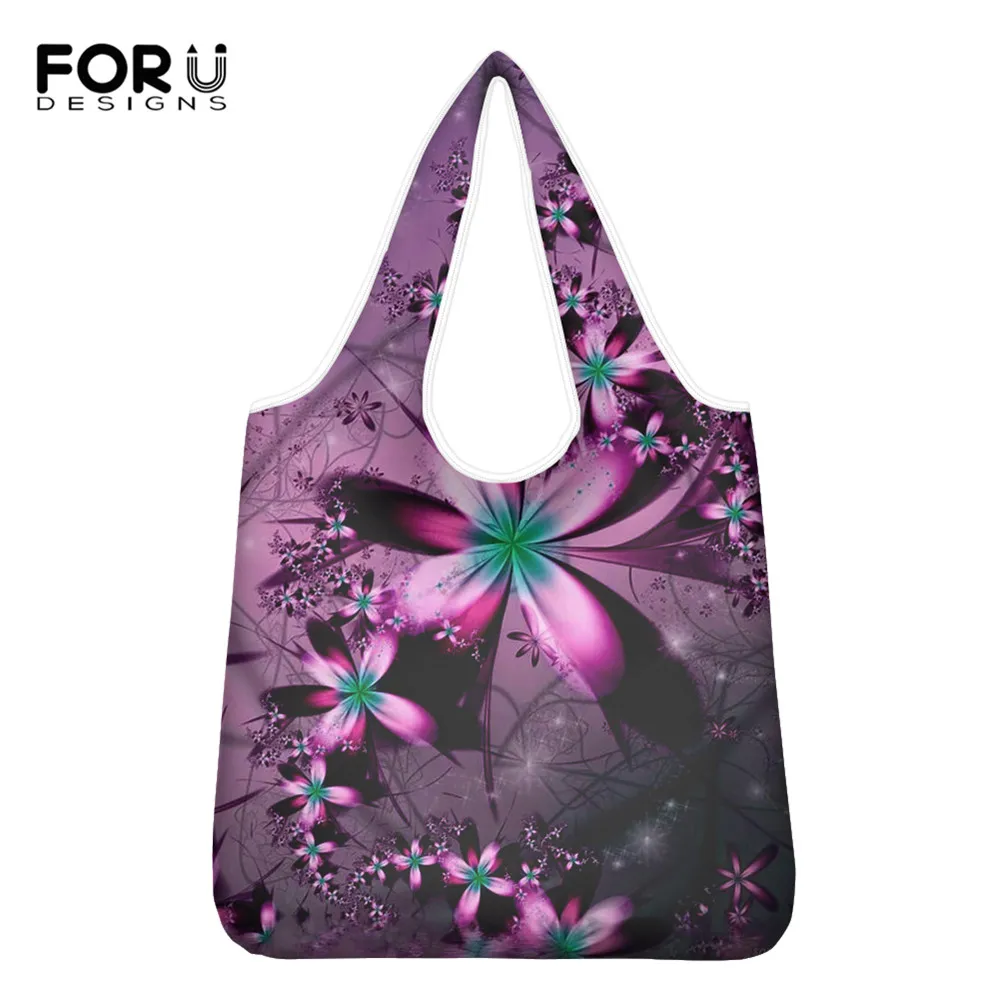 FORUDESIGNS Eco-Friendly Bag for Women's Abstract Flower Pattern Lady Reusable Storage Large Shopping Bag Portable Shoulder Bags
FORUDESIGNS Eco-Friendly Bag for Women's Abstract Flower Pattern Lady Reusable Storage Large Shopping Bag Portable Shoulder Bags