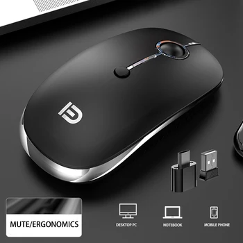 Bluetooth 3.0 Rechargeable 2.4G USB 2000 DPI USB+Type-c Office Wireless Silent Mouse For Macbook Laptop Ergonomic Computer Mice
Bluetooth 3.0 Rechargeable 2.4G USB 2000 DPI USB+Type-c Office Wireless Silent Mouse For Macbook Laptop Ergonomic Computer Mice