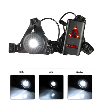 NEWKBO Outdoor LED Chest Light Rechargeable Night Running Light Flashlight with Removable Fixing Band for Camping Hiking
NEWKBO Outdoor LED Chest Light Rechargeable Night Running Light Flashlight with Removable Fixing Band for Camping Hiking
