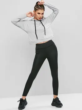 ZAFUL Mesh Panel Pockets Elastic Waist Leggings Patchwork Pattern Mesh and Pockets Embellishment Autumn Women Daily or Sports
ZAFUL Mesh Panel Pockets Elastic Waist Leggings Patchwork Pattern Mesh and Pockets Embellishment Autumn Women Daily or Sports