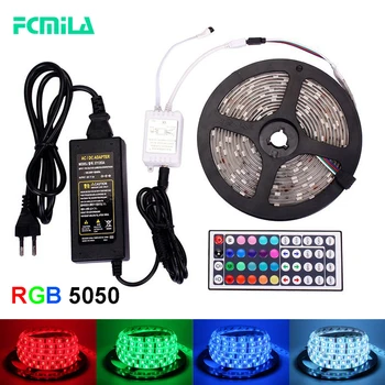 LED Strip Light RGB 5050 SMD 2835 Flexible Ribbon fita led light strip RGB 5M 10M 15M Tape Diode DC 12V+ Remote Control +Adapter
LED Strip Light RGB 5050 SMD 2835 Flexible Ribbon fita led light strip RGB 5M 10M 15M Tape Diode DC 12V+ Remote Control +Adapter