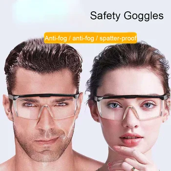 Transparent Safety Goggles Anti-Fog Anti-Splash Ski Snowboard Motorcycle Eyewear Glasses Eye Protection Work Lab 
Transparent Safety Goggles Anti-Fog Anti-Splash Ski Snowboard Motorcycle Eyewear Glasses Eye Protection Work Lab