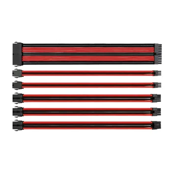 Basic Extension Cable Kit - 180 Degree ATX 24Pin, CPU 8Pin, GPU 6+2Pin, GPU 6Pin Power Extension Cable
Basic Extension Cable Kit - 180 Degree ATX 24Pin, CPU 8Pin, GPU 6+2Pin, GPU 6Pin Power Extension Cable