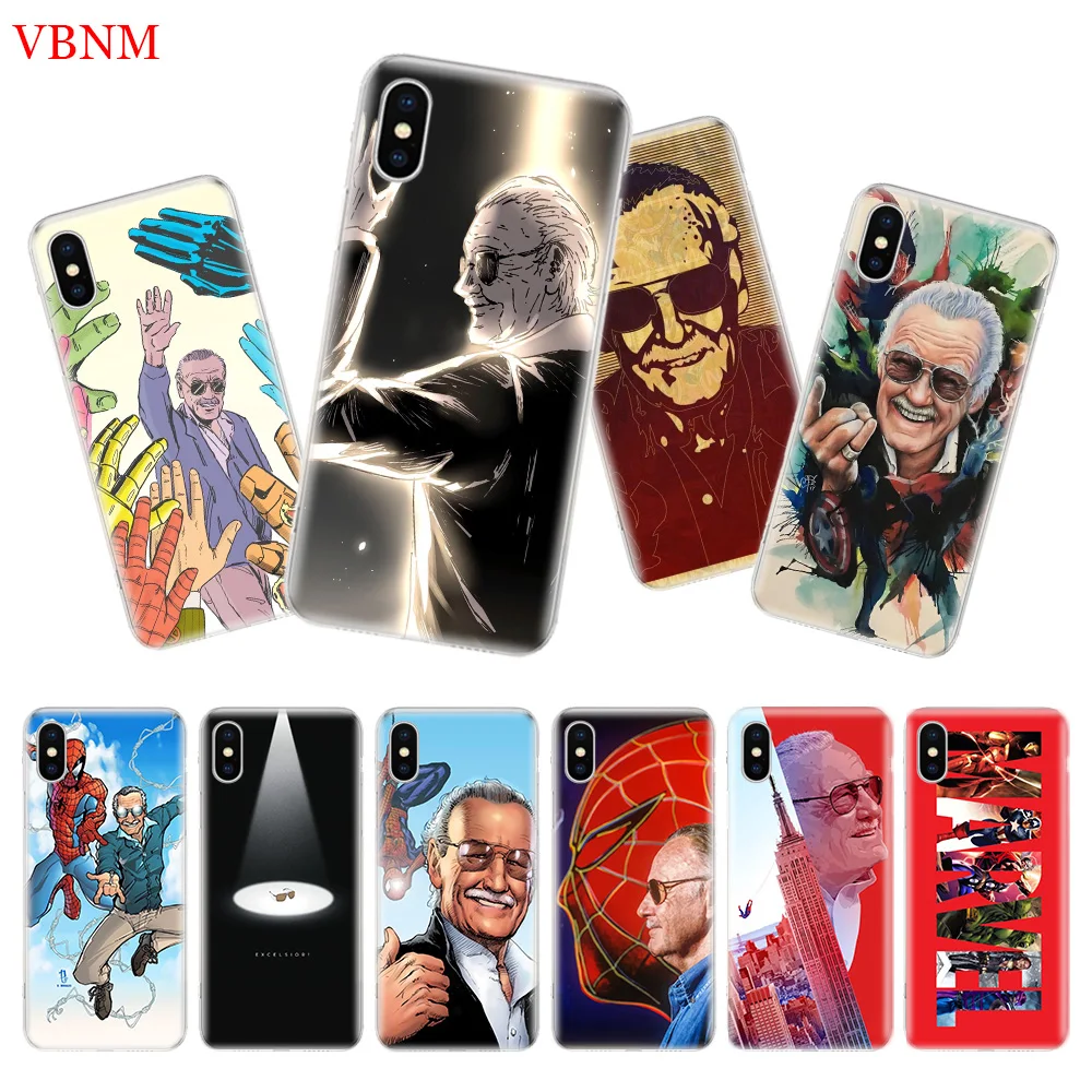 Marvels Stan Lee Back Cover Phone Case For iPhone 7 8 6 6S Plus X 10 Ten XS MAX XR 5 5S SE Art Fashion Shell Coque
Marvels Stan Lee Back Cover Phone Case For iPhone 7 8 6 6S Plus X 10 Ten XS MAX XR 5 5S SE Art Fashion Shell Coque