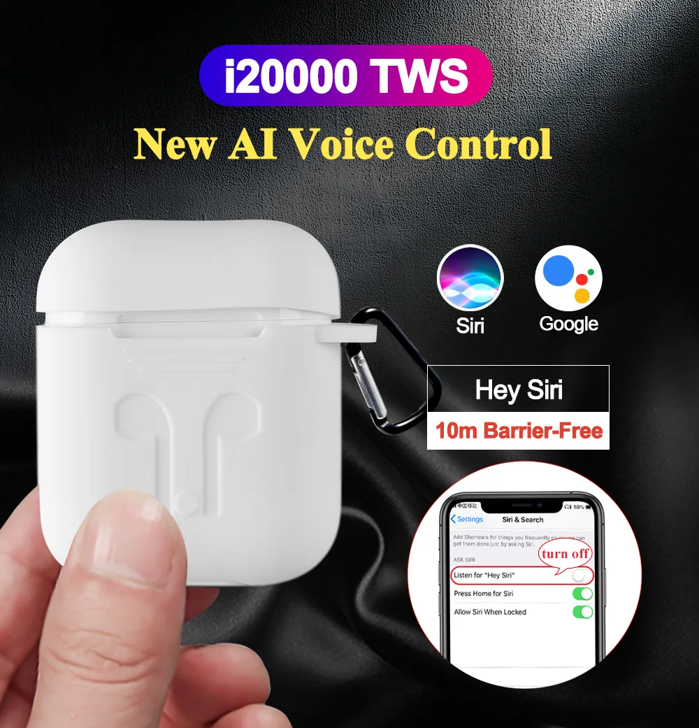 New i20000 TWS Air 2 Voice Control In Ear Detection Earbuds Bluetooth 5.0 Earphone Wireless Headphones PK i500 i9000 i10000 TWS
New i20000 TWS Air 2 Voice Control In Ear Detection Earbuds Bluetooth 5.0 Earphone Wireless Headphones PK i500 i9000 i10000 TWS