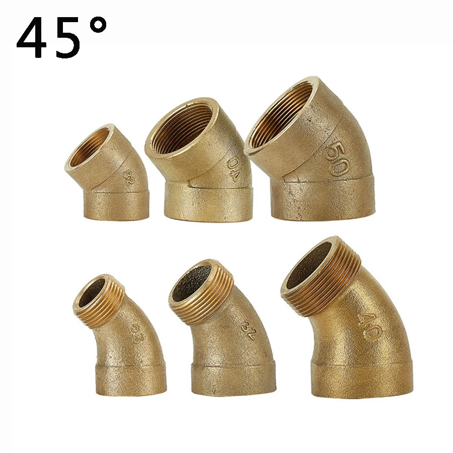 1PCS Copper Elbow 45 Deg 1" 1-1/4" 1-1/2" 2" BSP Female to Male Thread Equal Water Pipe Adapter For Water Fuel Copper
1PCS Copper Elbow 45 Deg 1" 1-1/4" 1-1/2" 2" BSP Female to Male Thread Equal Water Pipe Adapter For Water Fuel Copper