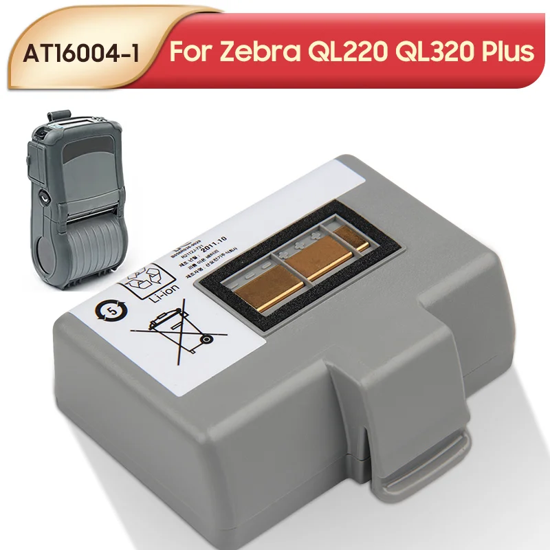 Original Replacement Battery AT16004-1 For Zebra QL220 QL320 Plus QL220+ QL320+ 1900mAh Mobile Printers Batteries
Original Replacement Battery AT16004-1 For Zebra QL220 QL320 Plus QL220+ QL320+ 1900mAh Mobile Printers Batteries