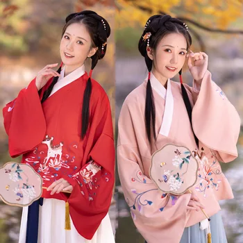 New high quality embroidered oriental hanfu female pipa sleeves autumn and winter costume dance skirt suit
New high quality embroidered oriental hanfu female pipa sleeves autumn and winter costume dance skirt suit