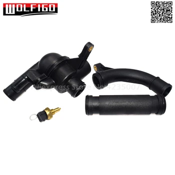 WOLFIGO 4PCS For 2002-05 Land Rover Freelander Coolant Thermostat + Housing + Pipe + Sensor Kit PEM101050, PEP101970,13621433076
WOLFIGO 4PCS For 2002-05 Land Rover Freelander Coolant Thermostat + Housing + Pipe + Sensor Kit PEM101050, PEP101970,13621433076