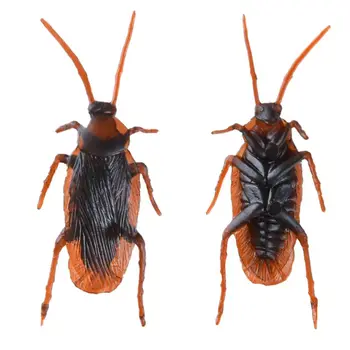 12Pcs Lifelike Cockroaches Toy Halloween Gadget Gags Practical Jokes Toys Plastic Bugs 
12Pcs Lifelike Cockroaches Toy Halloween Gadget Gags Practical Jokes Toys Plastic Bugs