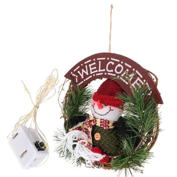 1 Set Christmas Wreath Ornament Exquisite Practical Creative Christmas Garland Garland Adornment Doll Garland for Store Party
1 Set Christmas Wreath Ornament Exquisite Practical Creative Christmas Garland Garland Adornment Doll Garland for Store Party