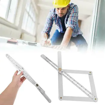 New Stainless Steel Corner Angle Finder Ceiling Artifact Tool Square Protractor Multifunctional Angle Ruler Protractor 2 Style
New Stainless Steel Corner Angle Finder Ceiling Artifact Tool Square Protractor Multifunctional Angle Ruler Protractor 2 Style
