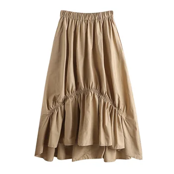 Skirts Womens 2020 Fashion Irregularity Solid Streetwear High Waist Patchwork Pockets Pleated A-line Skirt mujer faldas W316
Skirts Womens 2020 Fashion Irregularity Solid Streetwear High Waist Patchwork Pockets Pleated A-line Skirt mujer faldas W316